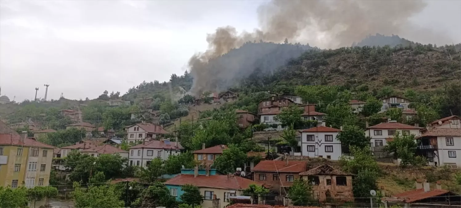 Ankara'nın Nallıhan İlçesinde Yangın: İki Evde Maddi Hasar