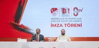 TFF ve Bi Kanal Arasında 2. ve 3. Lig için Yayın Anlaşması İmzalandı