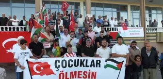 Özlüce Köyü'nden Gazze'ye Destek Eylemi