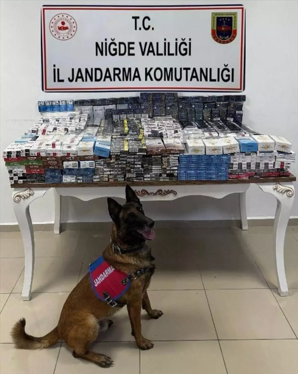 Niğde'de Tırda 3 Bin 606 Paket Kaçak Sigara Ele Geçirildi