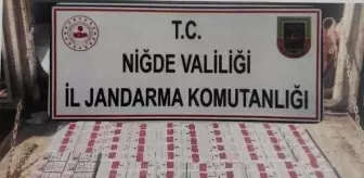 Niğde'de Kaçakçılık Operasyonunda 3 Şüpheli Gözaltına Alındı