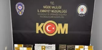 Niğde'de Kaçakçılık Operasyonunda 4 Şüpheli Gözaltına Alındı