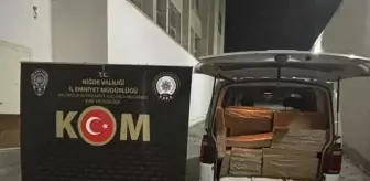 Niğde'de Kaçakçılık Operasyonu: 8 Gözaltı