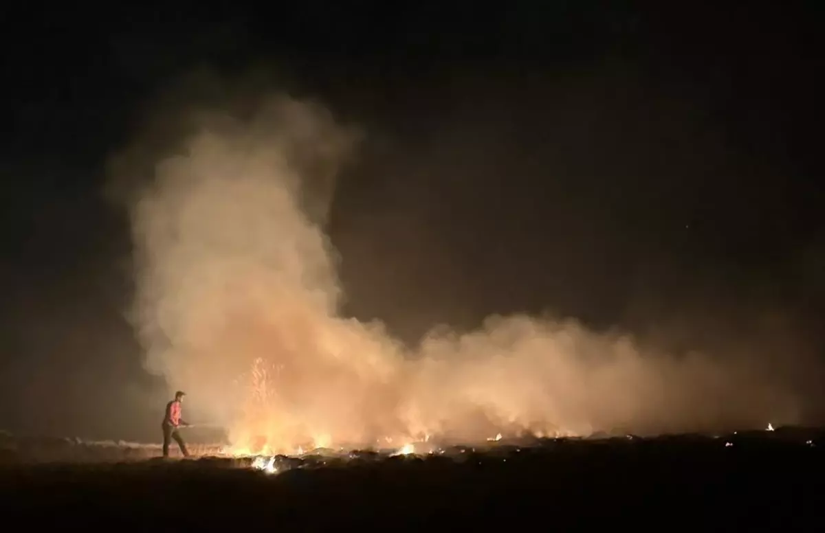 Niğde'de Yangına Müdahale Devam Ediyor