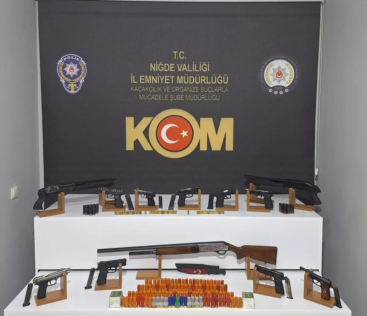 Niğde'de Ruhsatsız Silah Operasyonu: 16 Şüpheli Gözaltına Alındı