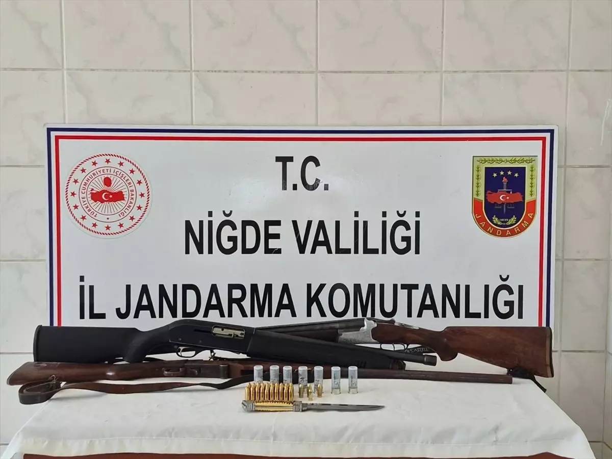 Niğde'de Bireysel Silahlanmaya Operasyon: 4 Gözaltı