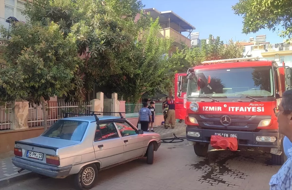 Ödemiş'te Mutfak Yangını Kontrol Altına Alındı