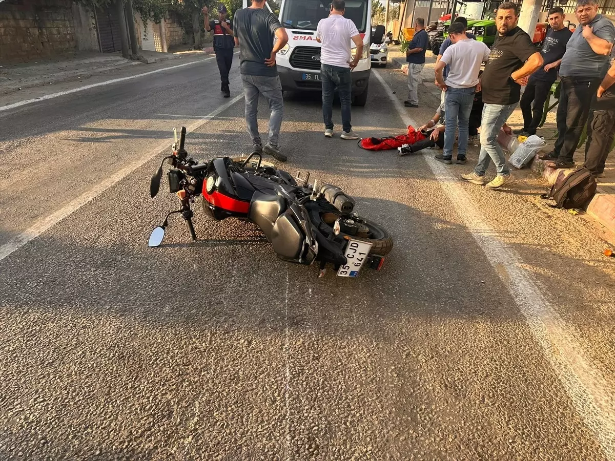 İzmir Ödemiş'te Motosiklet Çarpışması: 2 Yaralı