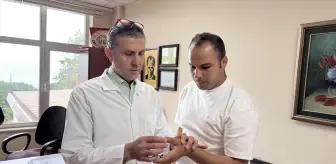 Odun Keserken Kopan Başparmağı 14 Saat Sonra Yerine Dikildi