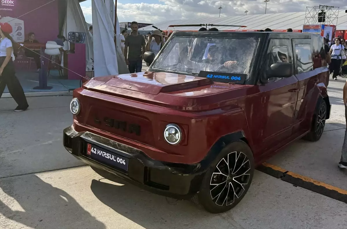 LYRA: Yerli Elektrikli Araç TEKNOFEST İstanbul'da Sergilendi