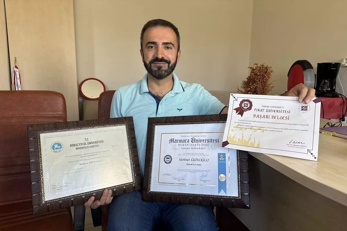 3 Fakülteyi Bitiren Mehmet Ekinoğlu'nun İlham Verici Hikayesi