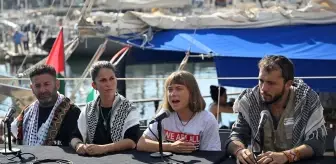 Onlarca tekne İsrail'in ablukasını kırmak ve Filistin ile dayanışma için Akdeniz'de yelken açtı
