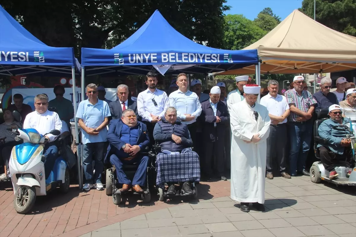 Ünye'de Filistinliler için Gıyabi Cenaze Namazı