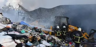 Ordu'da Geri Dönüşüm Tesisinde Yangın Çıktı