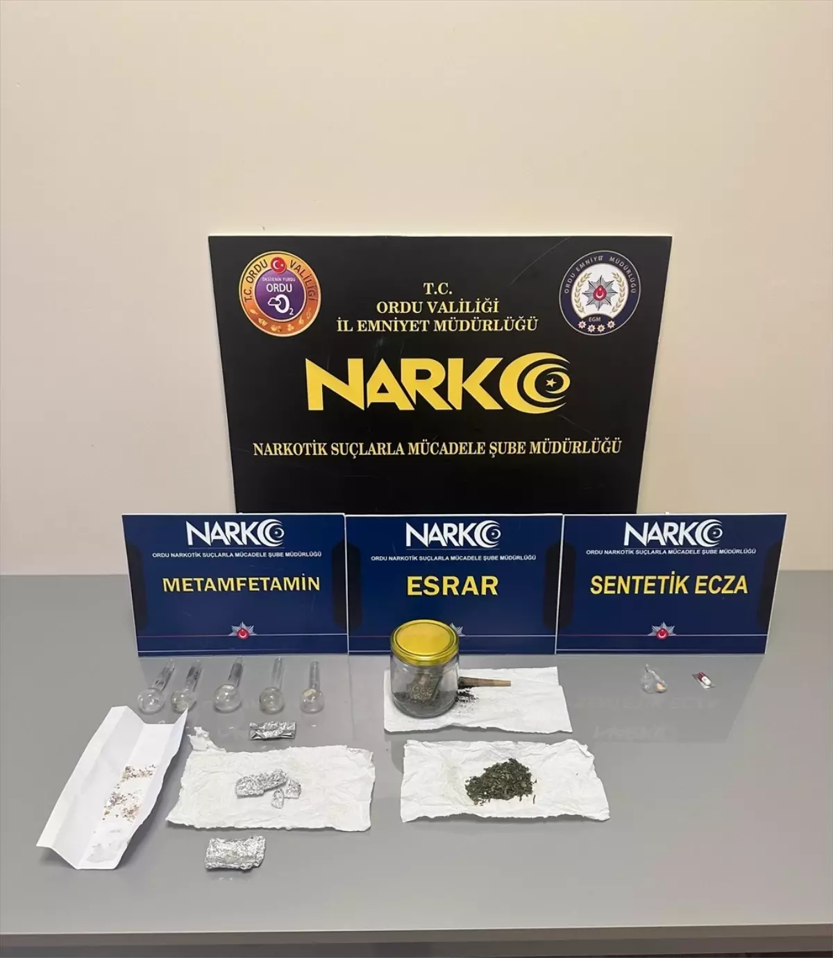 Ordu'da Uyuşturucu Operasyonları: 4 Şüpheli Tutuklandı