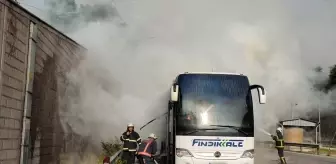 Ordu'da Şehirler Arası Otobüste Yangın Çıktı
