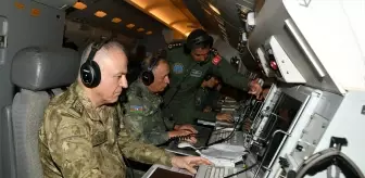 Orgeneral Gürak, Uluslararası Anadolu Kartalı-2025 Eğitimi'ni Takip Etti