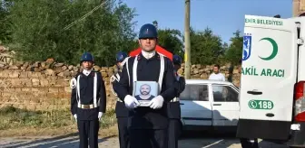 Orman yangını şehitlerinden ağır taşıt şoförü Kocaman'ın cenazesi Eskişehir'de defnedildi