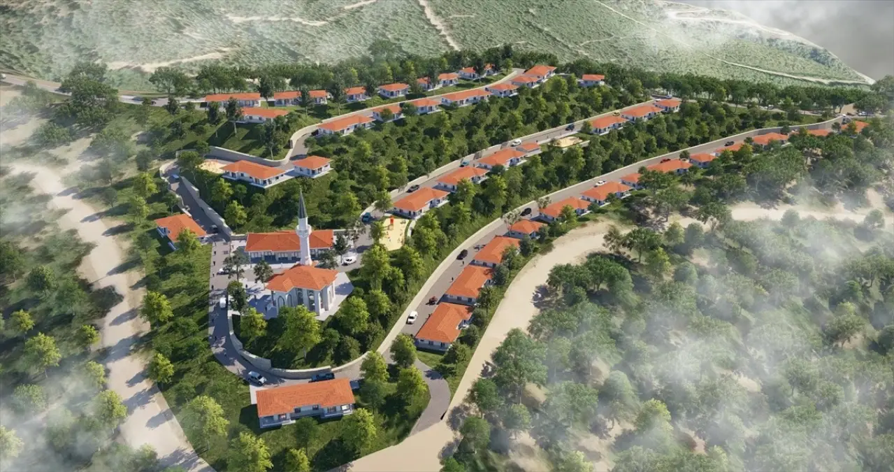 Orman Yangınlarında Hasar Gören Yerler İçin 350 Yeni Konut İnşası Başlıyor