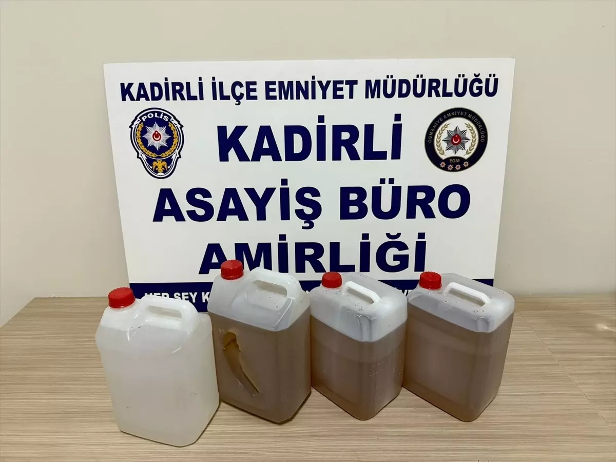 Osmaniye'de Narkotik Operasyonunda 8 Tutuklama