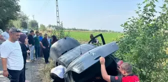 Osmaniye'de Şarampole Devrilen Otomobilde 4 Yaralı