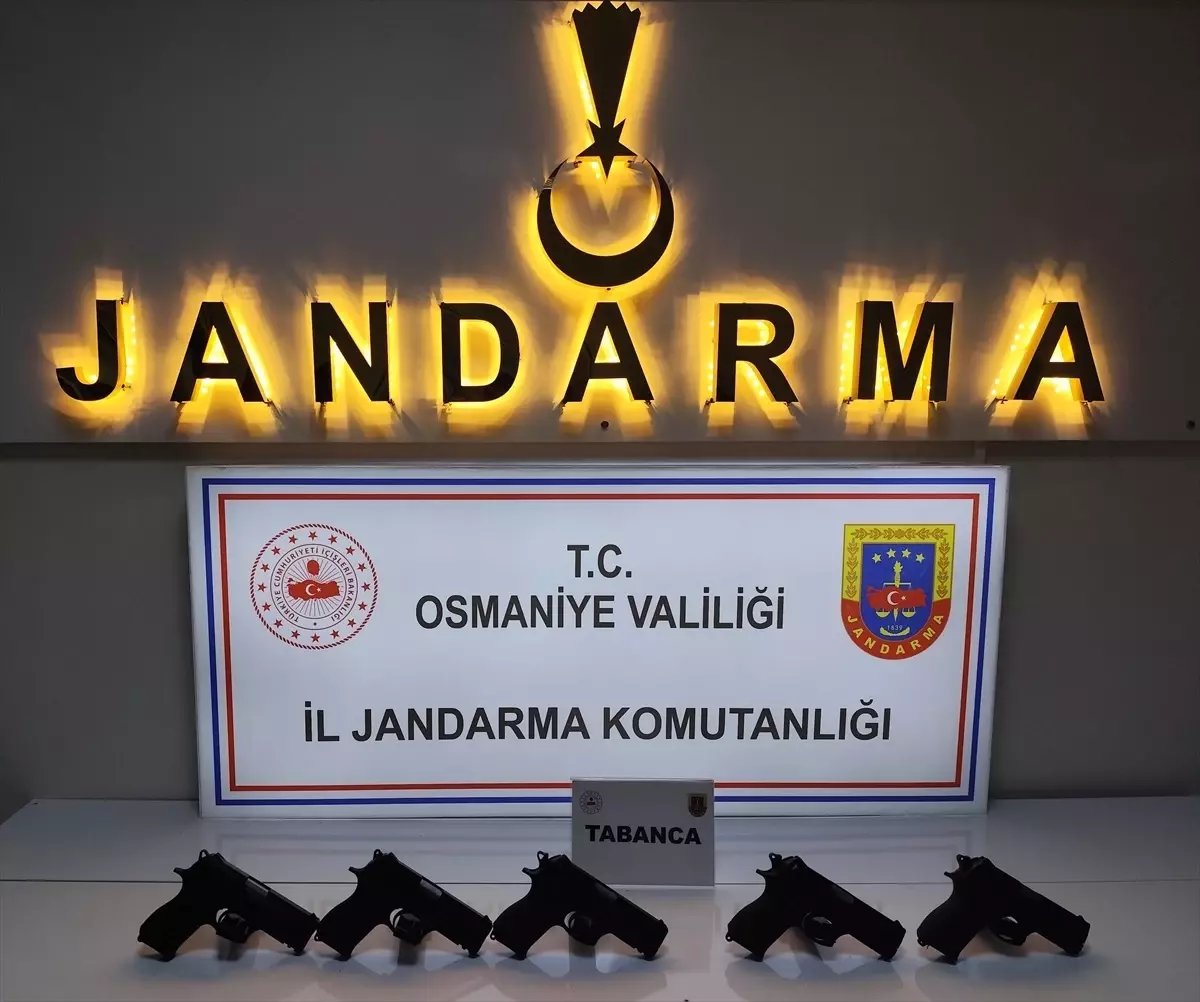 Osmaniye'de Silah ve Uyuşturucu Operasyonu: 5 Gözaltı