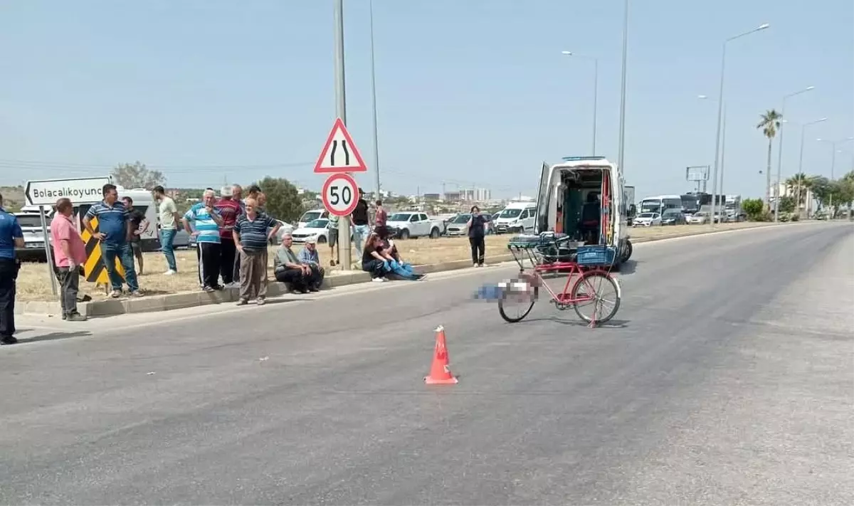 Mersin'de Bisiklet Li Şahıs Trafik Kazasında Hayatını Kaybetti