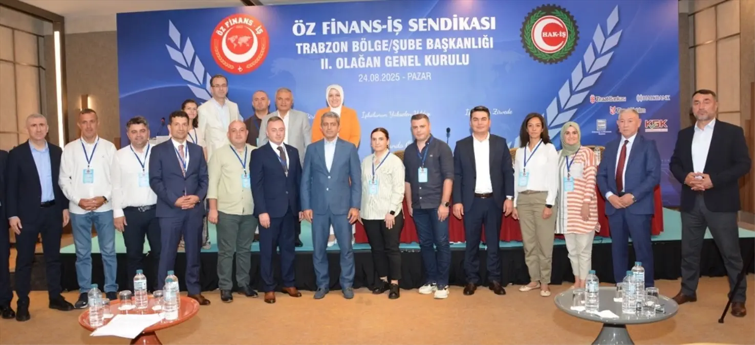 Alper Özağcı, Öz Finans-İş Sendikası Trabzon Bölge Başkanlığına Yeniden Seçildi