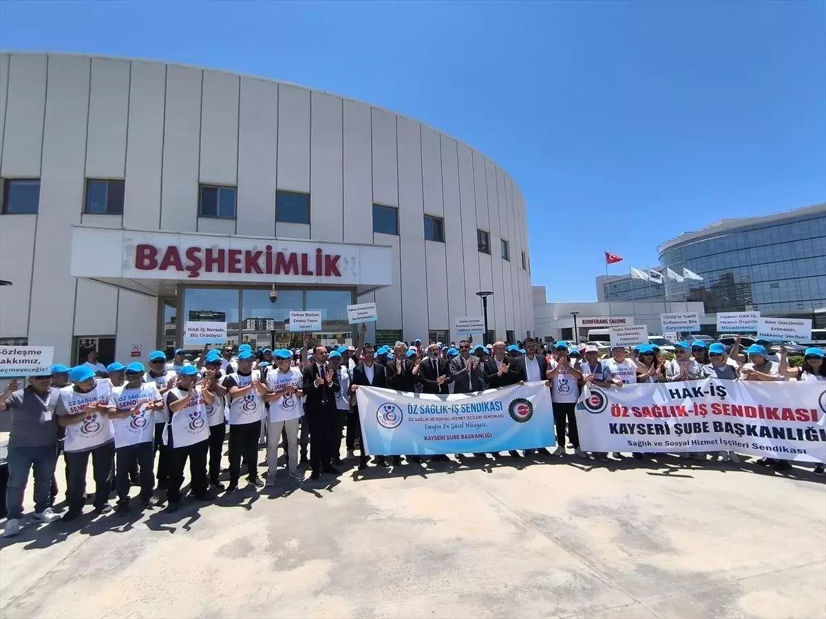 Kayseri'de Öz Sağlık-İş Sendikası, Kamu Toplu İş Sözleşmesi Taleplerini Açıkladı