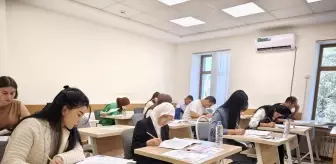 Özbekistan'da Türkçe Yeterlik Sınavı'na Büyük İlgi