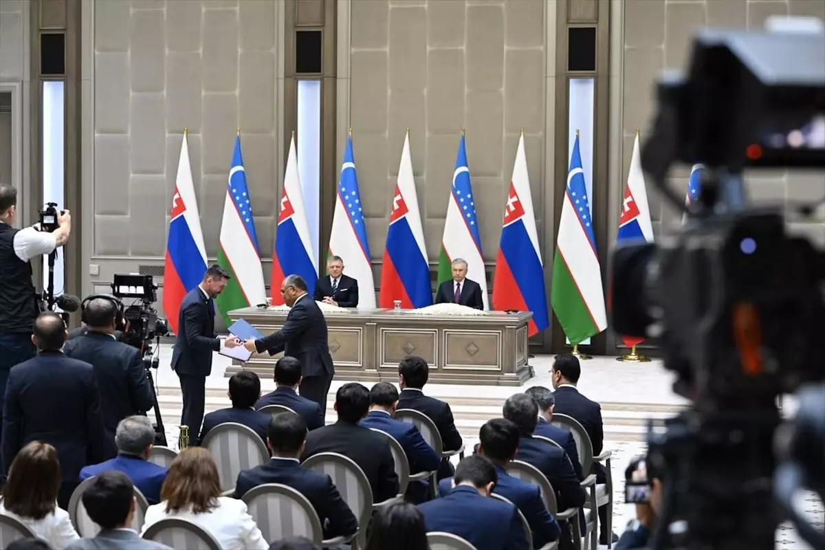 Özbekistan ve Slovakya Arasında Stratejik Ortaklık Kuruldu