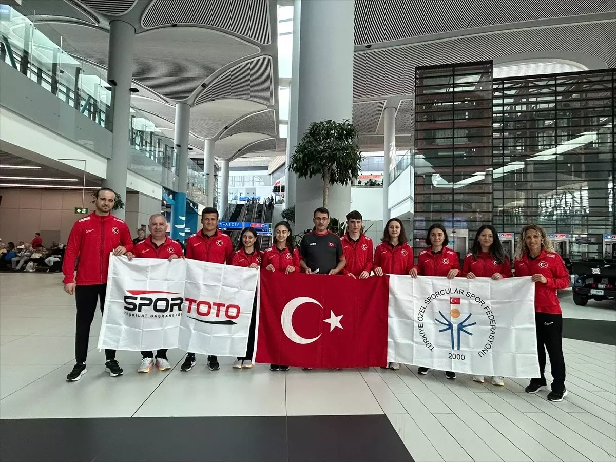 Özel Sporcular Masa Tenisi Milli Takımı Çekya'da Madalya Mücadelesi Veriyor