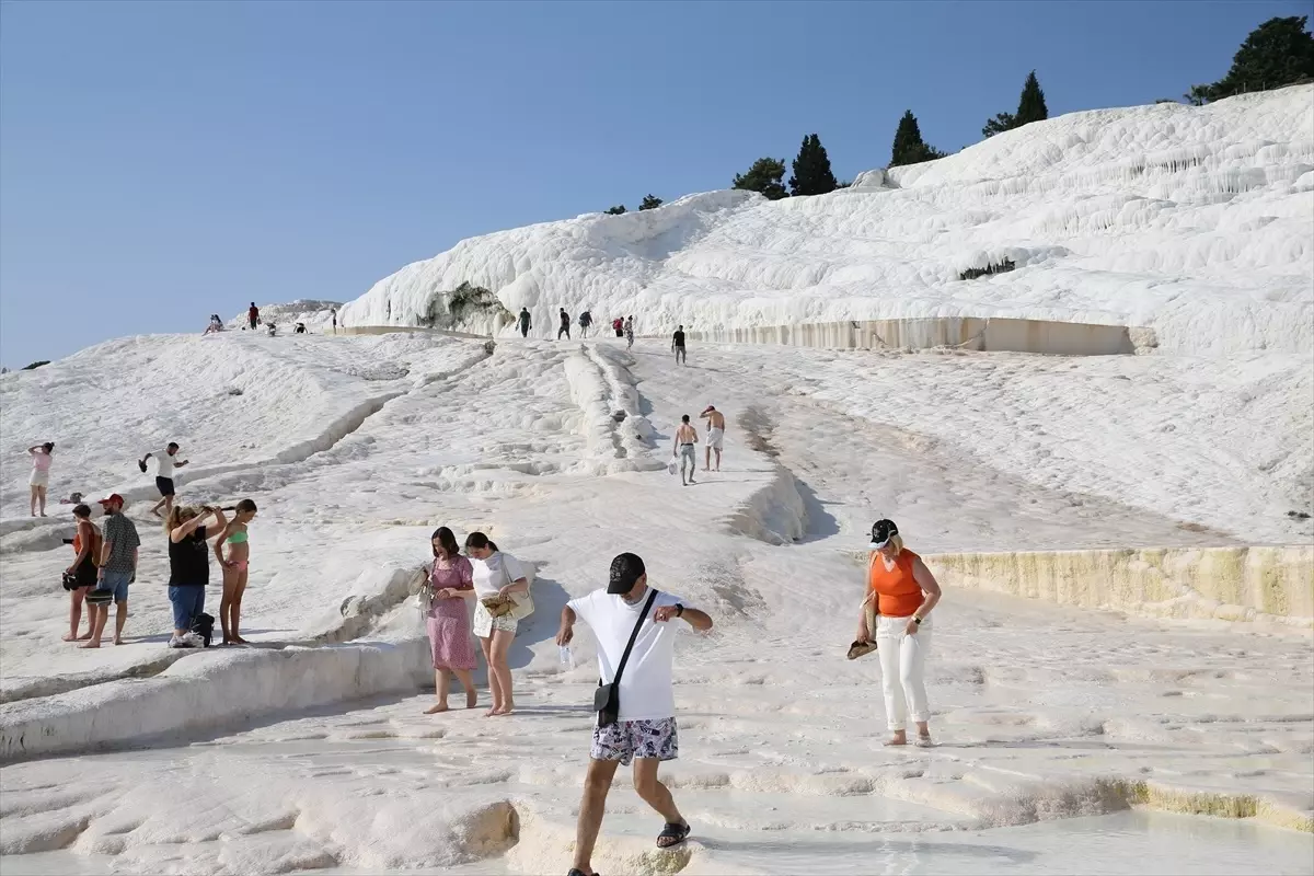 Pamukkale Bayramda 53 Bin Turisti Ağırladı