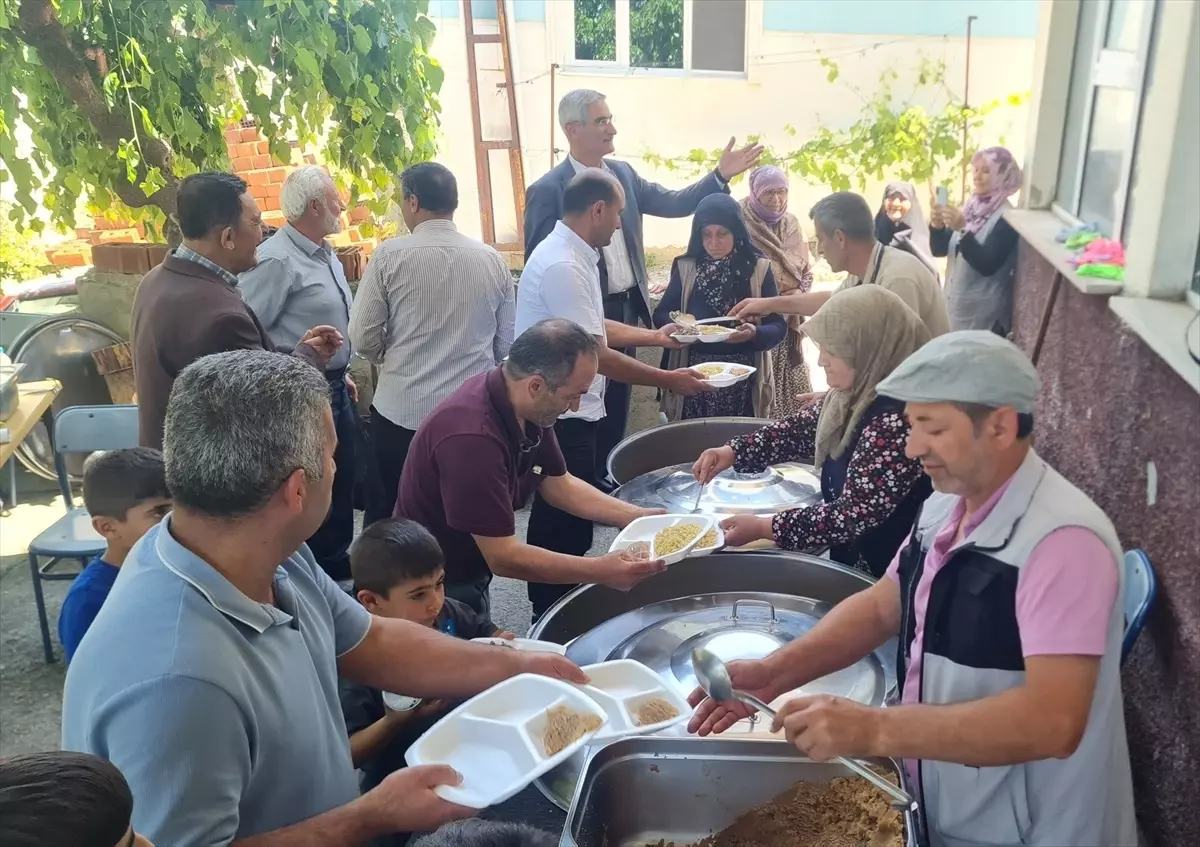 Tokat'ın Pazar ilçesinde geleneksel şükür duası yemeği yapıldı