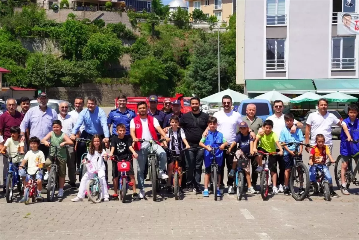 Giresun'da 15 Temmuz İçin Bisiklet Etkinliği Düzenlendi