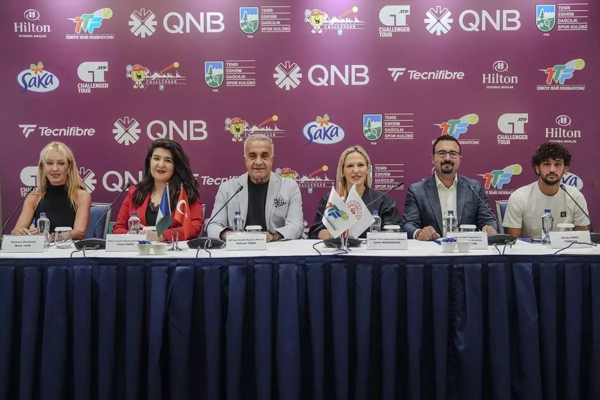 QNB İstanbul Challenger-TED Open Tenis Turnuvası Basın Toplantısı Gerçekleştirildi