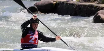 Rize'de Akarsu Kano Slalom ve Kayak Cross Türkiye Şampiyonası Yapıldı