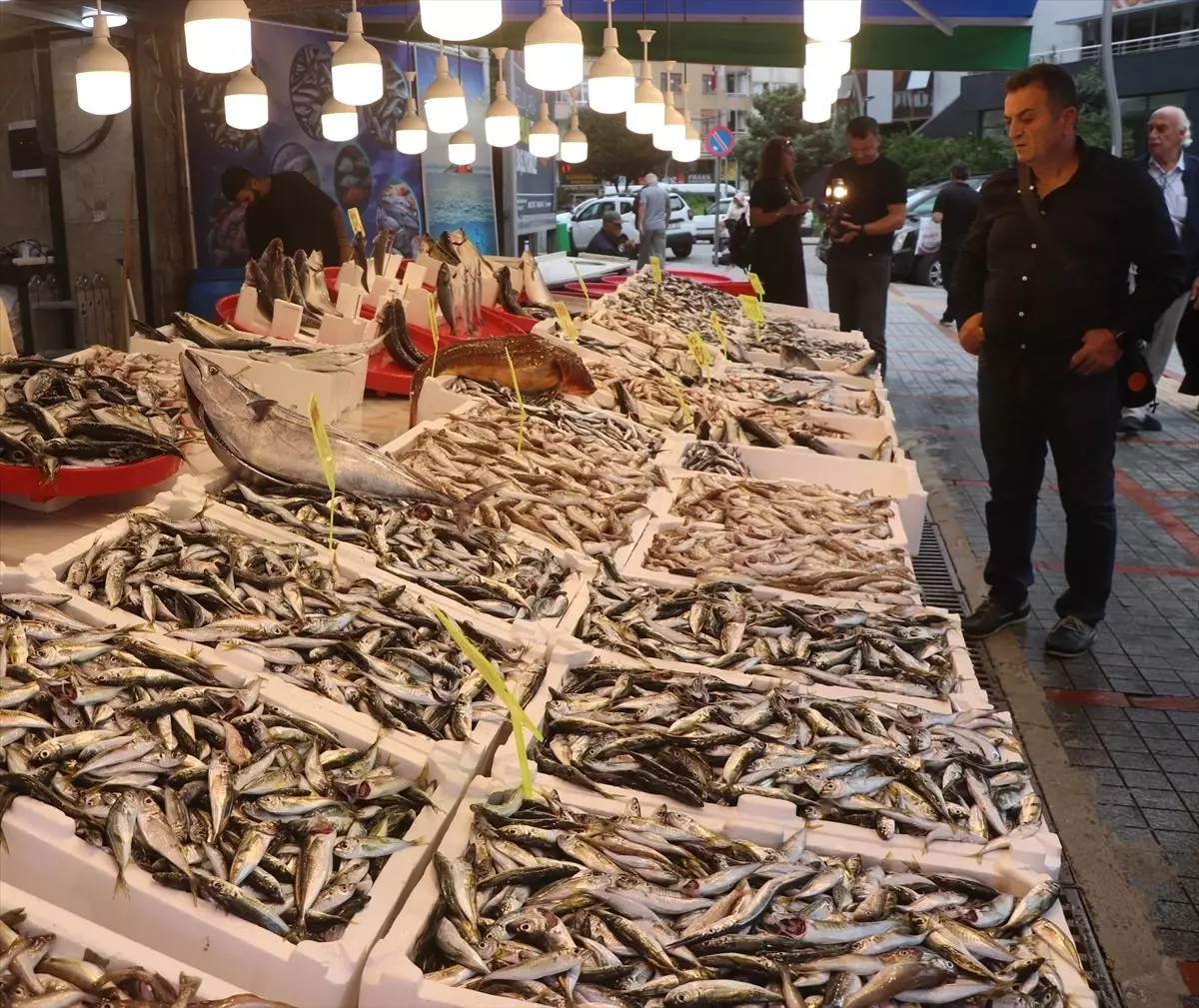 Rize'de Balık Bolluğu Esnafı ve Vatandaşı Sevindiriyor