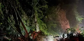 Çamlıhemşin'de Heyelan Sonrası Yol Yeniden Ulaşıma Açıldı