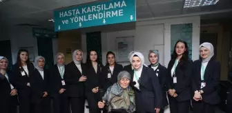 Rize'de yaşlı hasta gördüğü ilgiden moral buldu