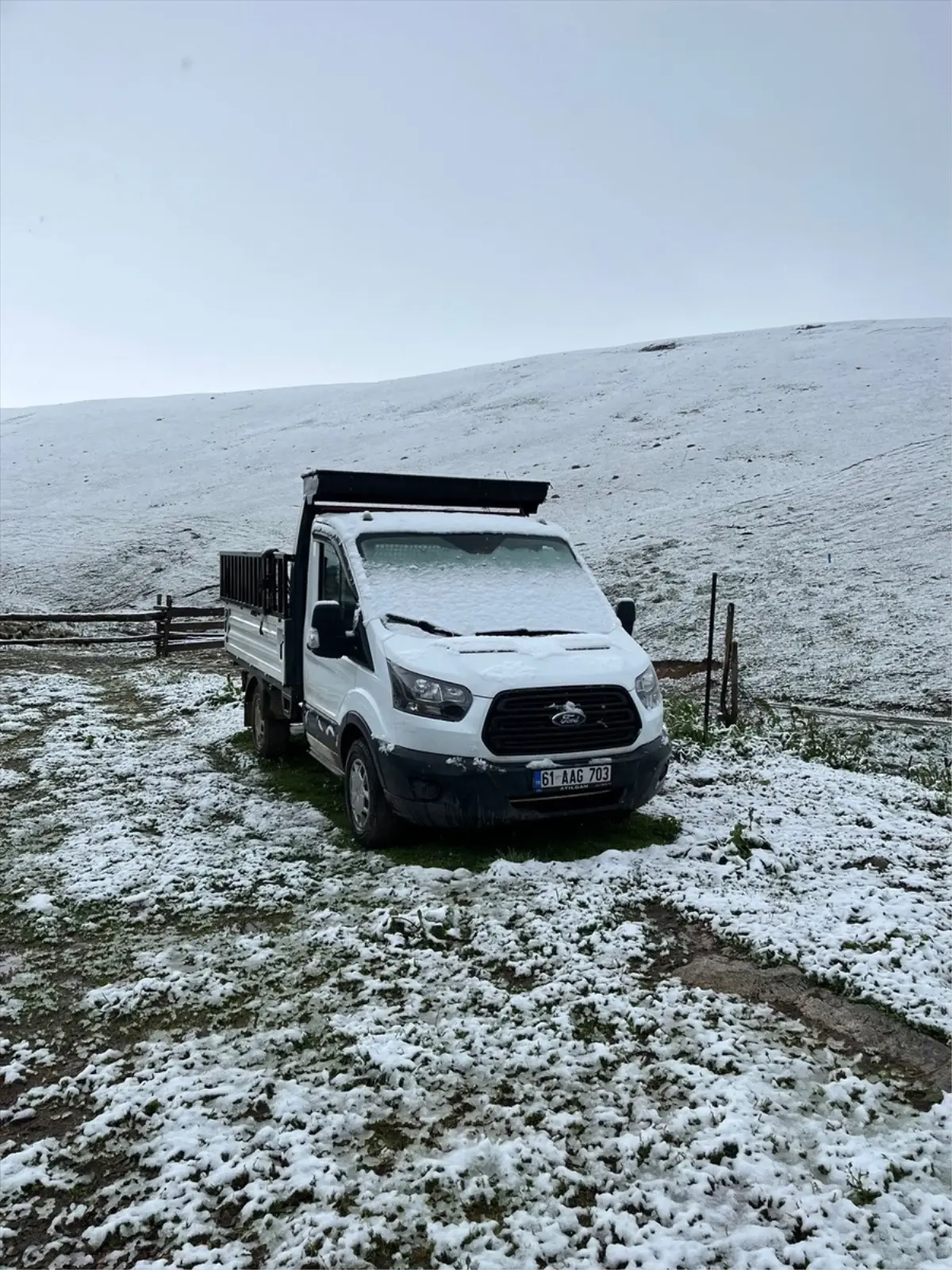 Rize ve Trabzon Yaylalarında Temmuzda Kar Yağışı