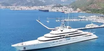 Roman Abramoviç'in Ultra Lüks Yatı 'Eclipse' Marmaris'ten Ayrıldı