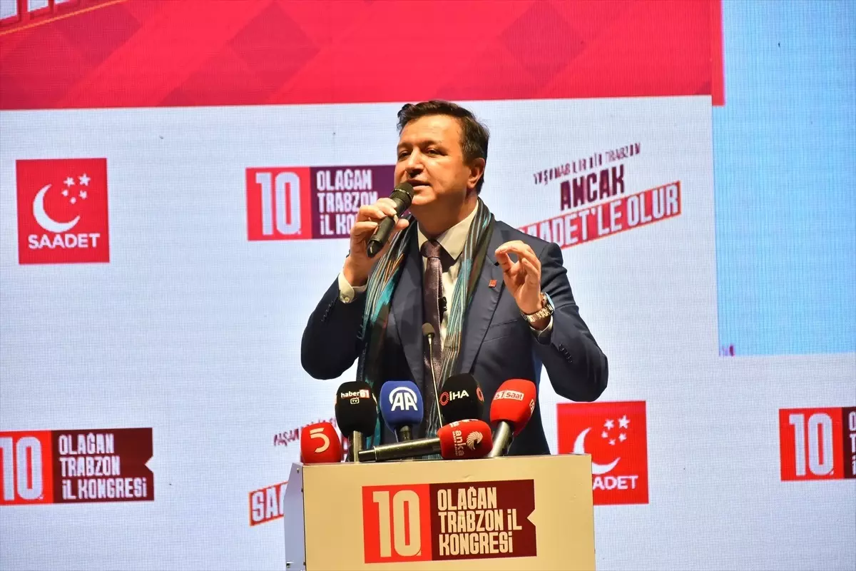 Saadet Partisi Genel Başkanı Arıkan, Trabzon'un Fındık Üretimi ve Trabzonspor Hakkında Açıklamalarda Bulundu
