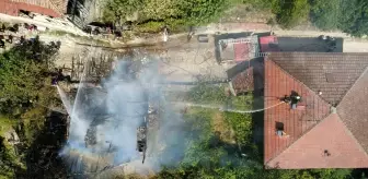 Safranbolu'da Tarihi Konağın Yangını Kullanılamaz Hale Getirdi