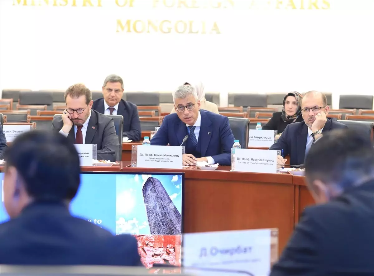 Sağlık Bakanı Memişoğlu, Moğolistan'ı ziyaret etti Açıklaması