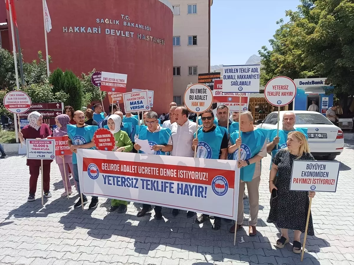 Sağlık-Sen Hakkari Şubesi'nden Kamu Toplu Sözleşmesiyle İlgili Açıklama