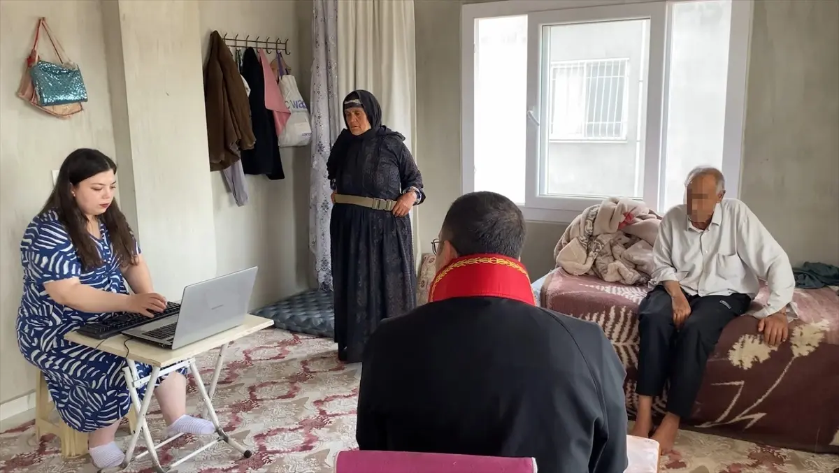 Evde Adalet Hizmeti ile Müştekinin İfadesi Alındı
