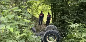 Erenler'de Traktör Devrildi, Sürücü Hayatını Kaybetti