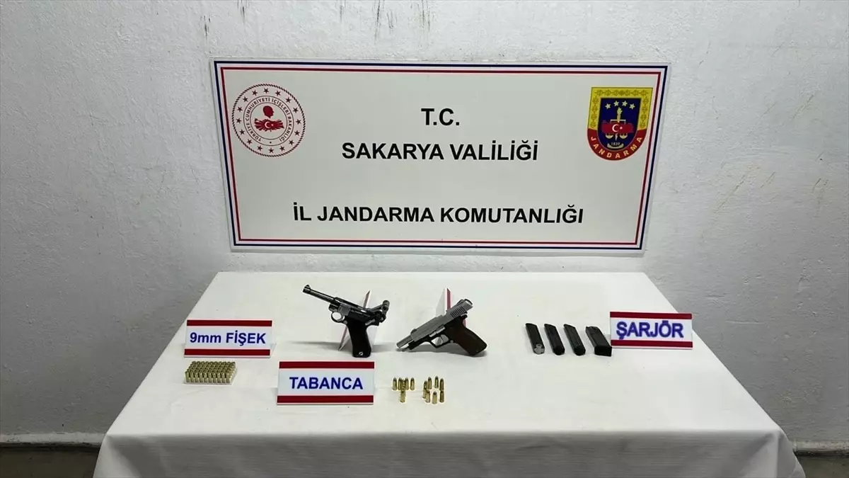 Sakarya'da Kaçakçılık Operasyonu: 2 Tabanca Ele Geçirildi, 1 Tutuklama