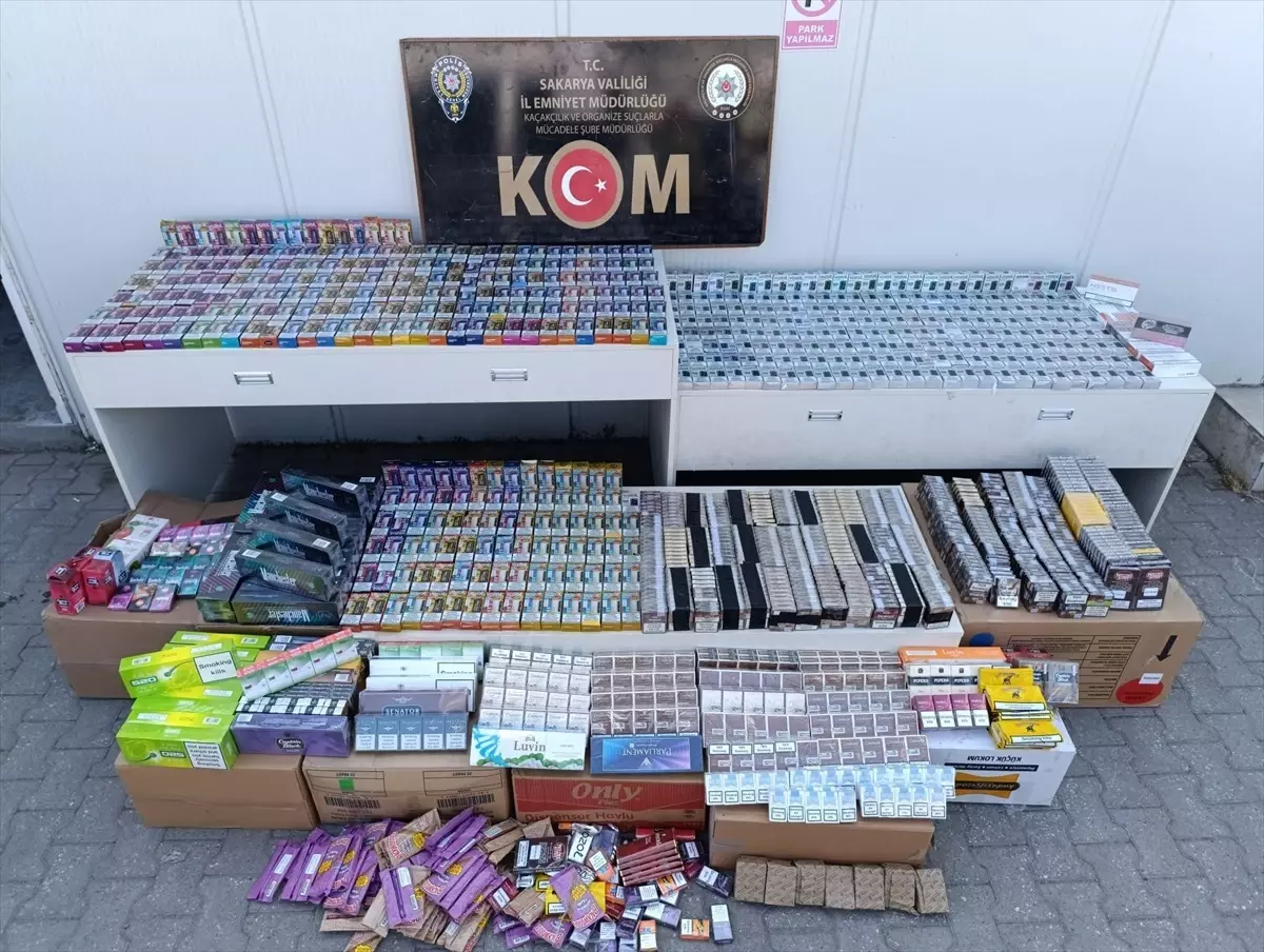 Sakarya'da Kaçakçılık Operasyonu: 2 Şüpheliye Adli İşlem